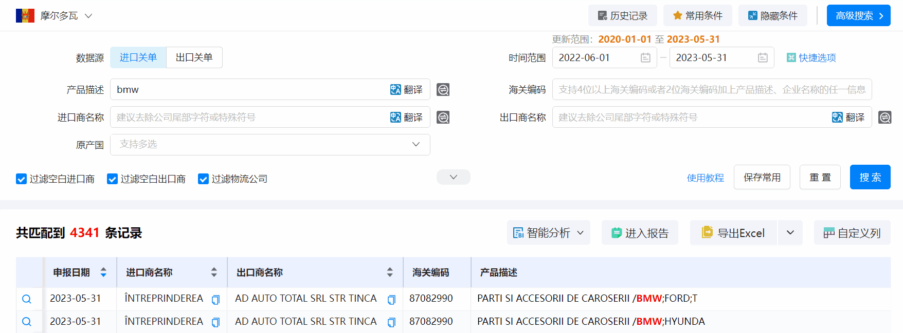 海关数据,摩尔多瓦海关数据,NO钱包官网海关数据